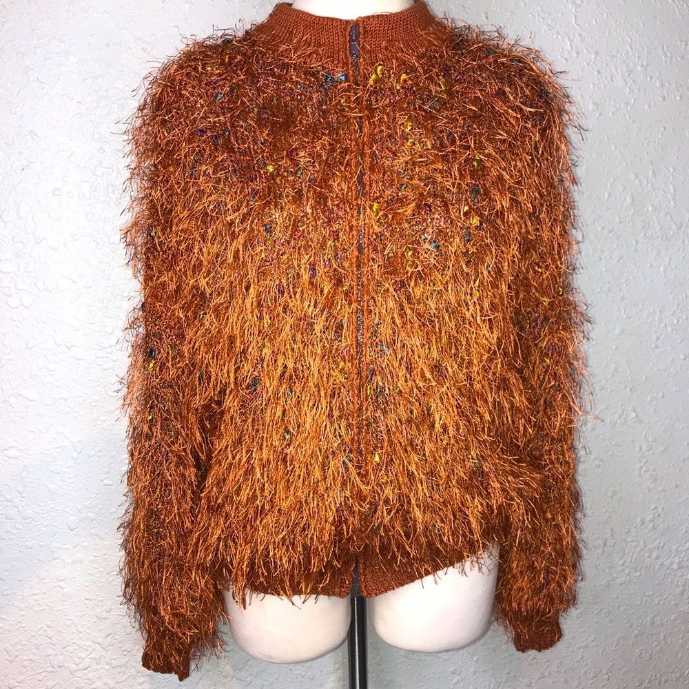 Vintage Fringe Knit Women’s Sweater